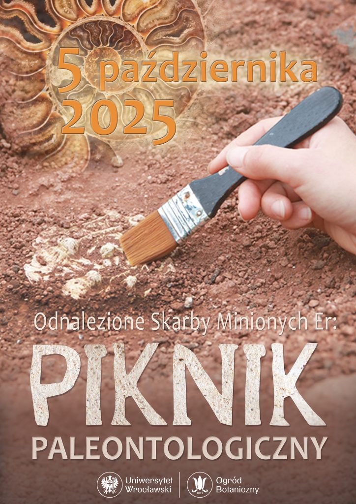 Plakat Pikniku Paleontologicznego 2025